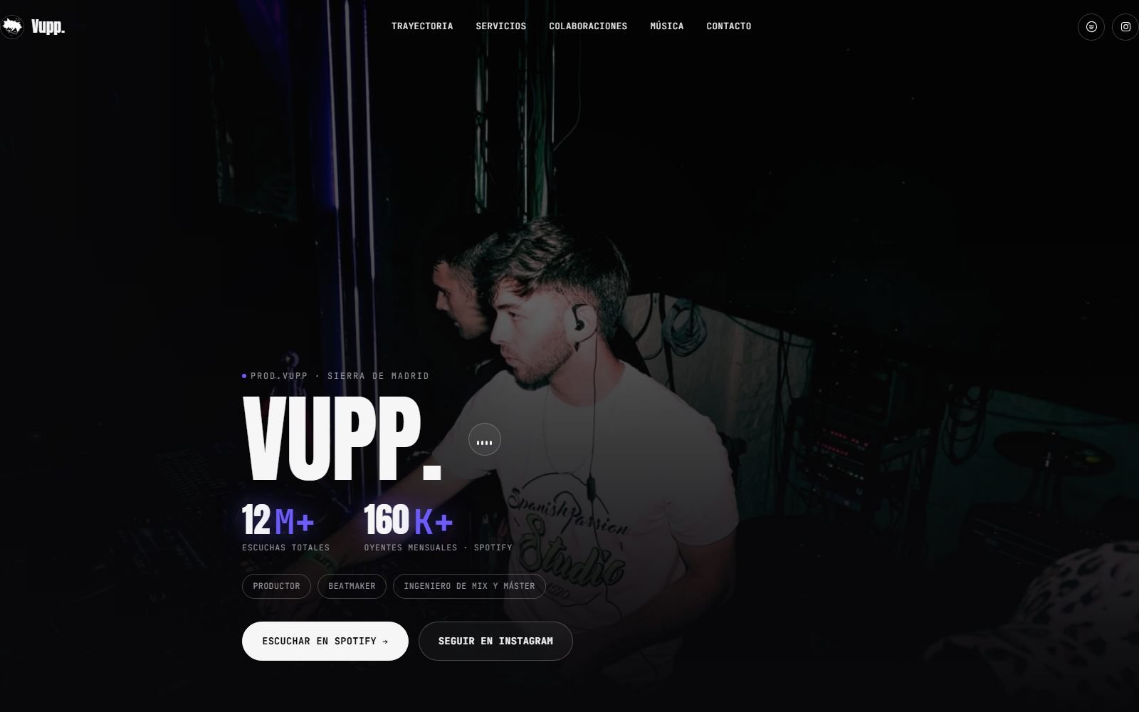 Página de inicio de vupp.es